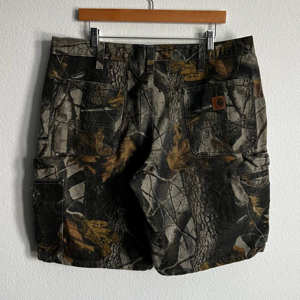 Carhartt B191 CMO realtree camo work wear carpenter shorts